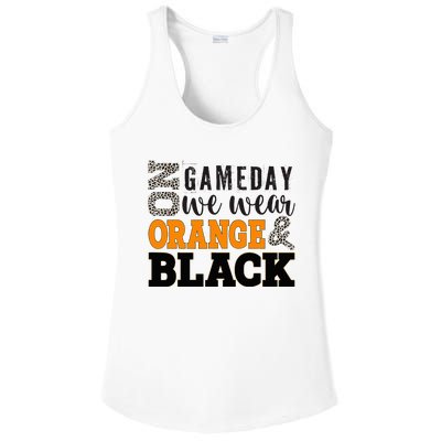 On Football We Wear Orange Ladies PosiCharge Competitor Racerback Tank