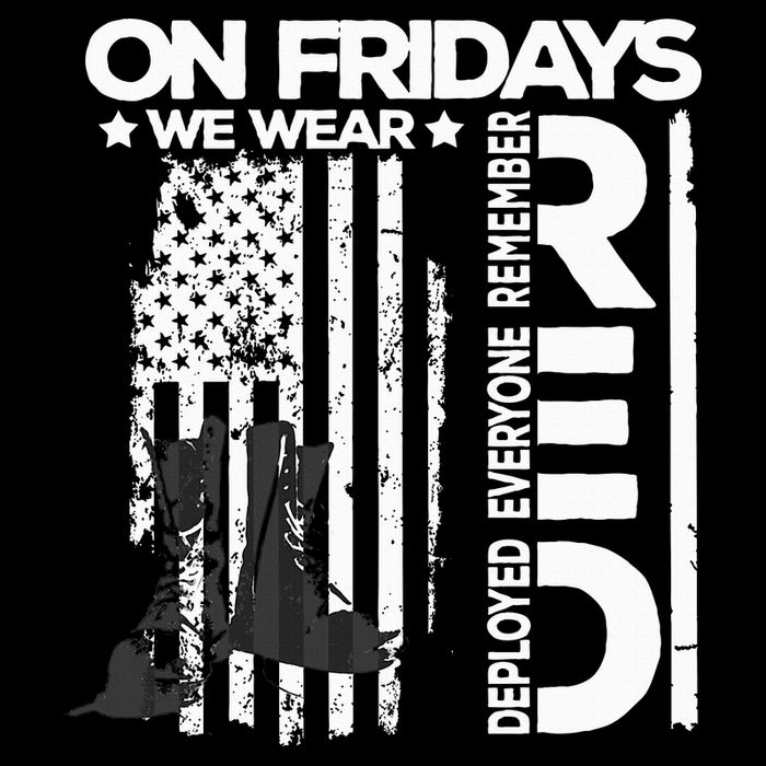 On Friday We Wear Red Veteran Red Friday US Flag Cooling Performance Crew T-Shirt