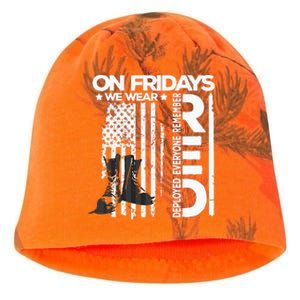 On Friday We Wear Red Veteran Red Friday US Flag Kati - Camo Knit Beanie