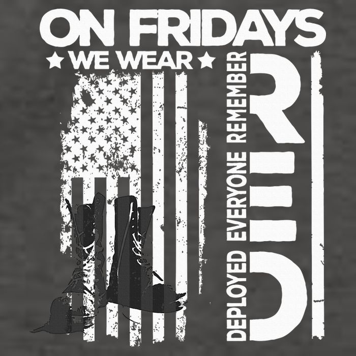 On Friday We Wear Red Veteran Red Friday US Flag Vector Backpack
