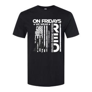 On Friday We Wear Red Veteran Red Friday US Flag Softstyle CVC T-Shirt