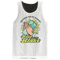 Our Father Who Art In Heaven Baja Be Thy Blast Funny Gift Mesh Reversible Basketball Jersey Tank