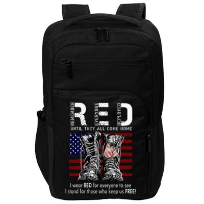 On Friday We Wear Red Remember Everyone Deployed Impact Tech Backpack