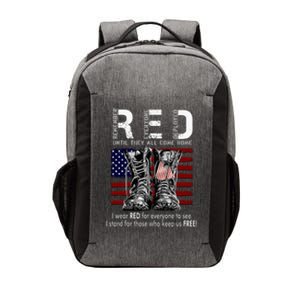 On Friday We Wear Red Remember Everyone Deployed Vector Backpack