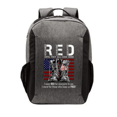 On Friday We Wear Red Remember Everyone Deployed Vector Backpack