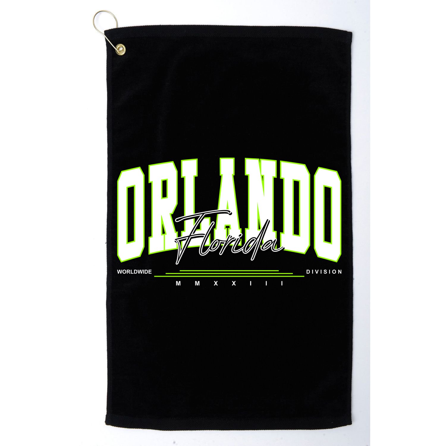 Orlando Florida Worldwide Division Golf Towel
