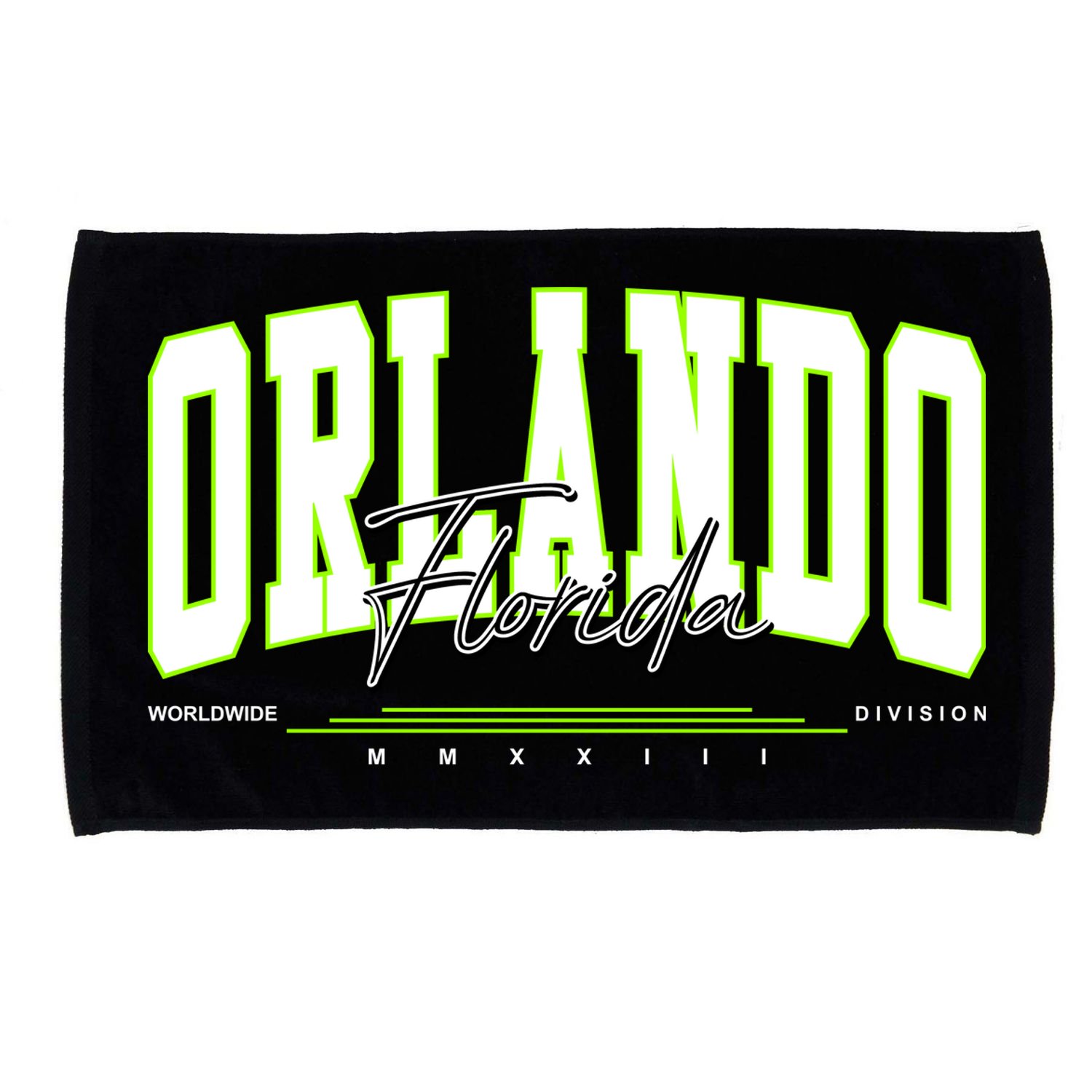 Orlando Florida Worldwide Division Microfiber Hand Towel