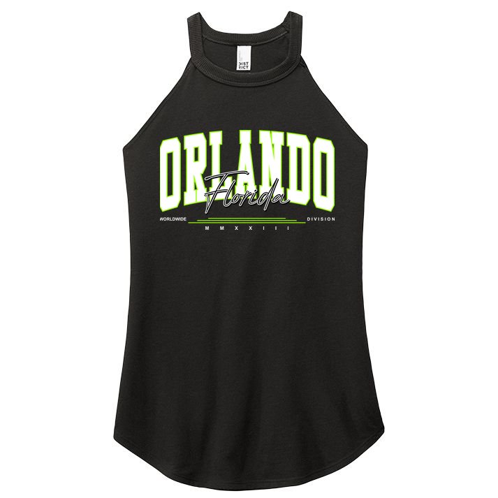 Orlando Florida Worldwide Division Women's Perfect Tri Rocker Tank