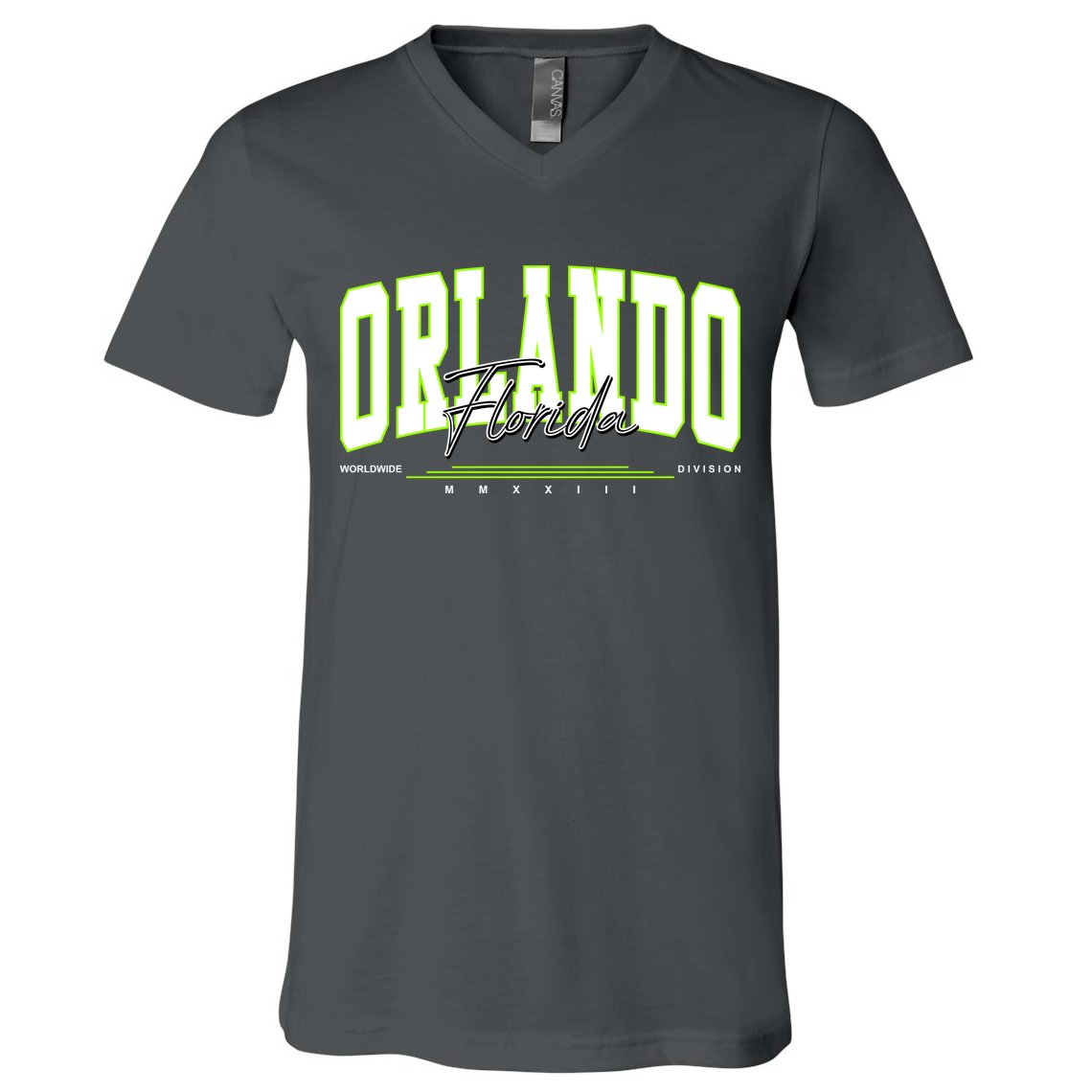 Orlando Florida Worldwide Division V-Neck T-Shirt