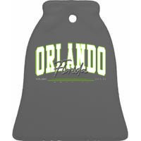 Orlando Florida Worldwide Division Ceramic Bell Ornament