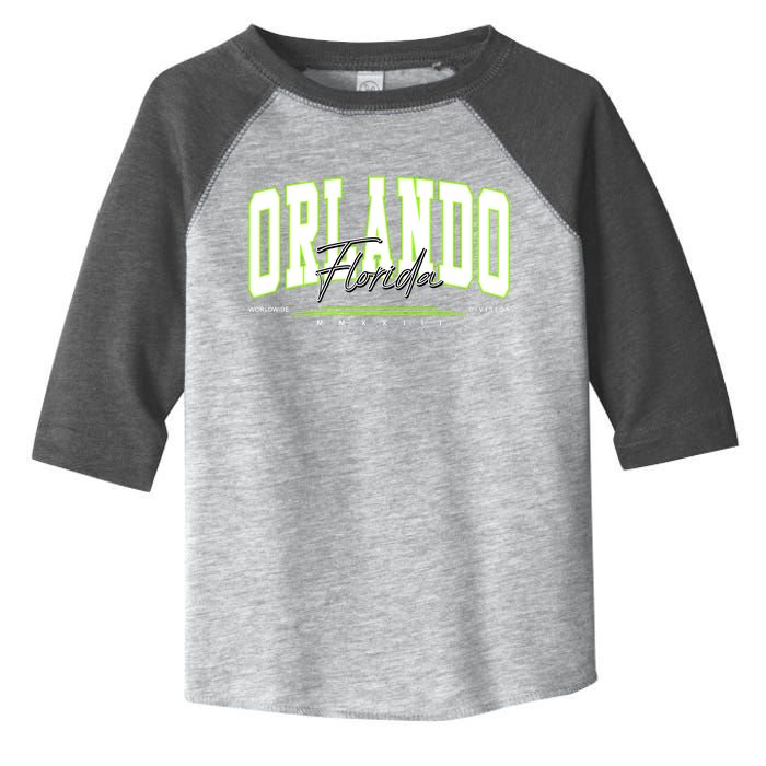 Orlando Florida Worldwide Division Toddler Fine Jersey T-Shirt