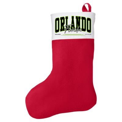 Orlando Florida Worldwide Division Felt Holiday Christmas Stocking