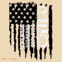 On Friday We Wear Red Friday Military Support Troops Us Flag Drawstring Bag