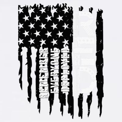 On Friday We Wear Red Friday Military Support Troops Us Flag T-Shirt