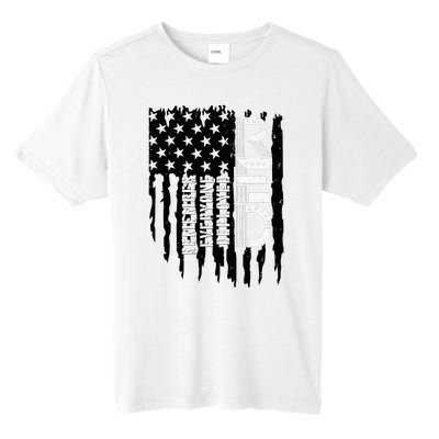 On Friday We Wear Red Friday Military Support Troops Us Flag Tall Fusion ChromaSoft Performance T-Shirt