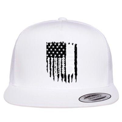 On Friday We Wear Red Friday Military Support Troops Us Flag Flatbill Hat