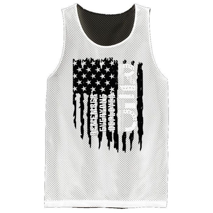 On Friday We Wear Red Friday Military Support Troops Us Flag Mesh Reversible Basketball Jersey Tank