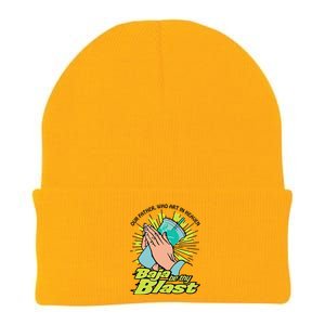 Our Father Who Art In Heaven Baja Be Thy Blast Funny Knit Cap Winter Beanie