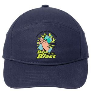 Our Father Who Art In Heaven Baja Be Thy Blast Funny 7-Panel Snapback Hat