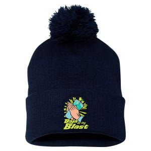 Our Father Who Art In Heaven Baja Be Thy Blast Funny Pom Pom 12in Knit Beanie