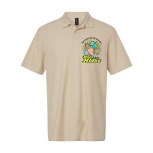 Our Father Who Art In Heaven Baja Be Thy Blast Funny Softstyle Adult Sport Polo