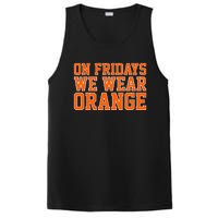 On Fridays We Wear Orange High School Football Team Pride PosiCharge Competitor Tank