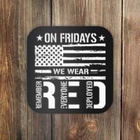 On Friday We Wear Red Coaster