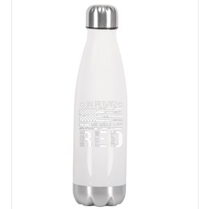 On Friday We Wear Red Stainless Steel Insulated Water Bottle