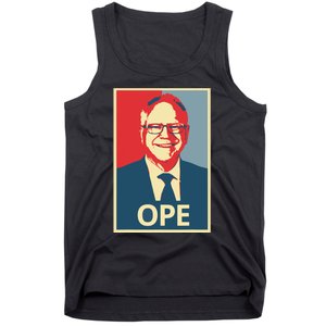 Ope Funny Walz Kamala Harris Walz Election 2024 Tank Top