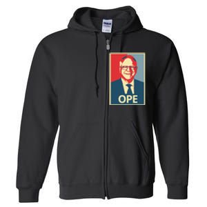 Ope Funny Walz Kamala Harris Walz Election 2024 Full Zip Hoodie