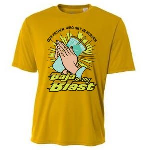 Our Father Who Art In Heaven Baja Be Thy Blast Cooling Performance Crew T-Shirt