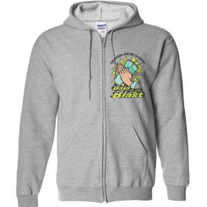 Our Father Who Art In Heaven Baja Be Thy Blast Full Zip Hoodie