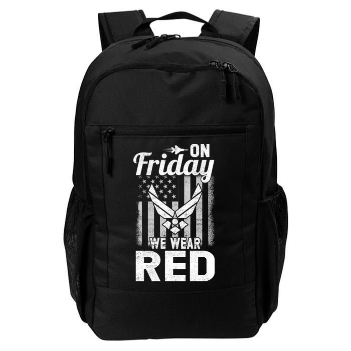 ON FRIDAY WE WEAR RED AIR FORCE AMERICAN FLAG Backpack