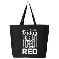 ON FRIDAY WE WEAR RED AIR FORCE AMERICAN FLAG 25L Jumbo Tote