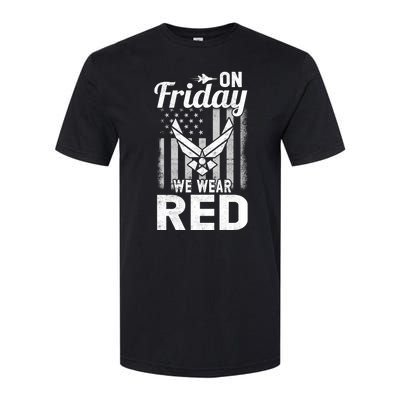 ON FRIDAY WE WEAR RED AIR FORCE AMERICAN FLAG Softstyle® CVC T-Shirt