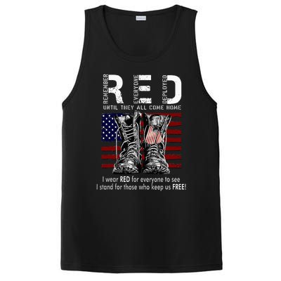 On Friday We Wear Red Remember Everyone Deployed PosiCharge Competitor Tank