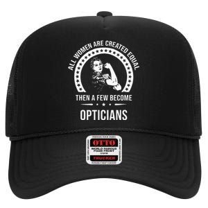 Optician For Women Optician High Crown Mesh Back Trucker Hat