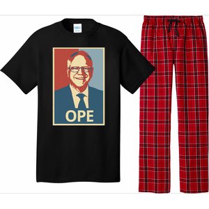 Ope Funny Walz Kamala Harris Walz Election 2024 Pajama Set