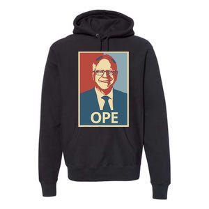 Ope Funny Walz Kamala Harris Walz Election 2024 Premium Hoodie