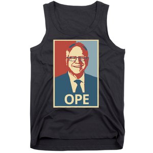 Ope Funny Walz Kamala Harris Walz Election 2024 Tank Top