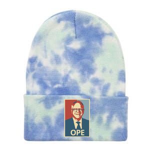 Ope Funny Walz Kamala Harris Walz Election 2024 Tie Dye 12in Knit Beanie