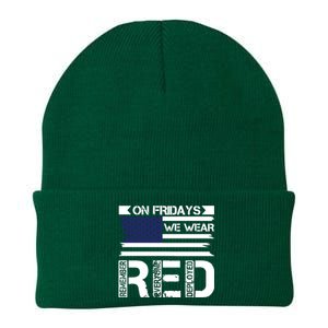 On Friday We Wear Red Knit Cap Winter Beanie