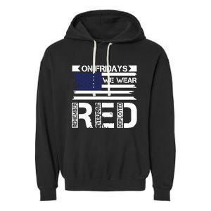 On Friday We Wear Red Garment-Dyed Fleece Hoodie