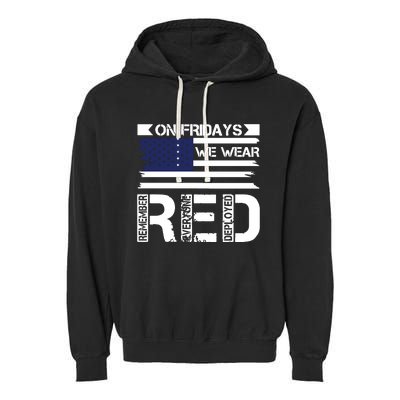 On Friday We Wear Red Garment-Dyed Fleece Hoodie