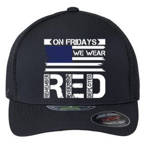 On Friday We Wear Red Flexfit Unipanel Trucker Cap