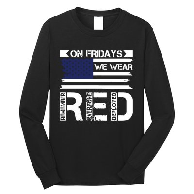 On Friday We Wear Red Long Sleeve Shirt