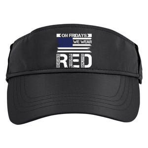 On Friday We Wear Red Adult Drive Performance Visor