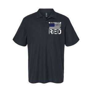 On Friday We Wear Red Softstyle Adult Sport Polo