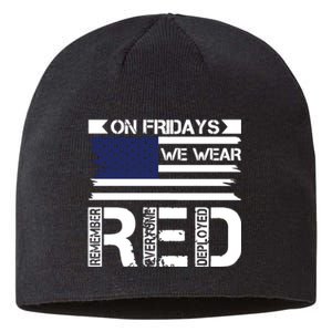 On Friday We Wear Red Sustainable Beanie