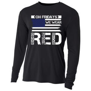 On Friday We Wear Red Cooling Performance Long Sleeve Crew